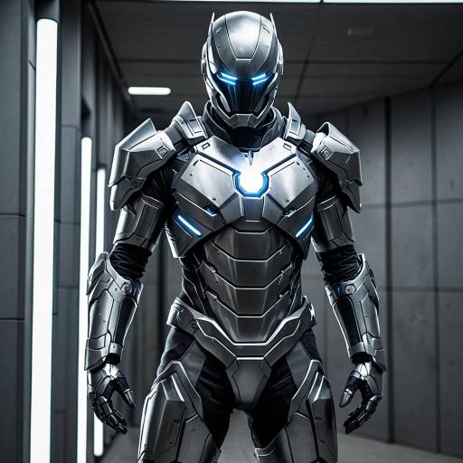 Futuristic Metal Mancosplay Armor Design