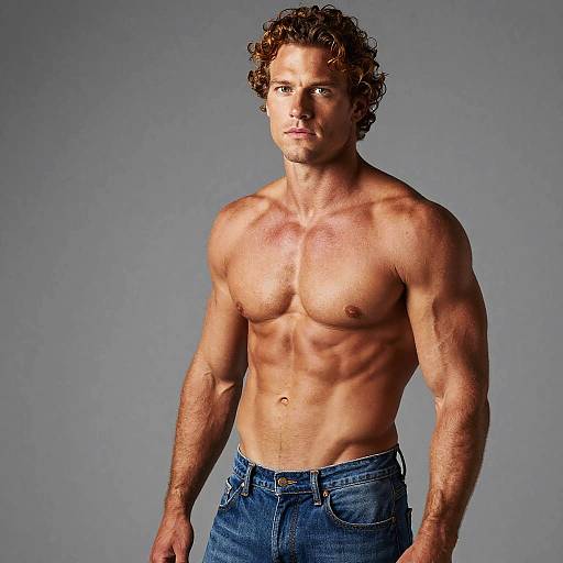 Confident Stocky Cowboy Portrait