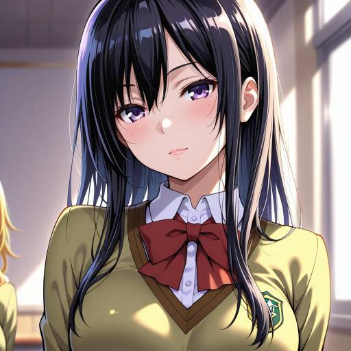 Illustration of Aihara mei, citrus (saburouta) in the style of Saishosaisekojo