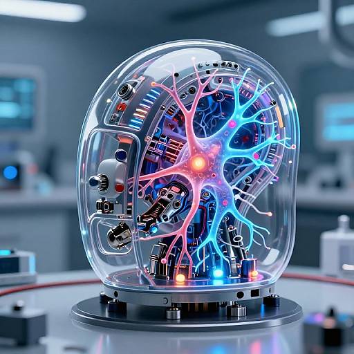 Futuristic Neurolink Neural Implant Design