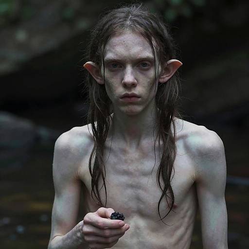 Gaunt Man in Dark Forest