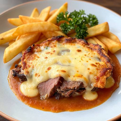 Elegant Gourmet Francesinha Dish