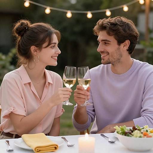 Romantic Outdoor Dining Experience