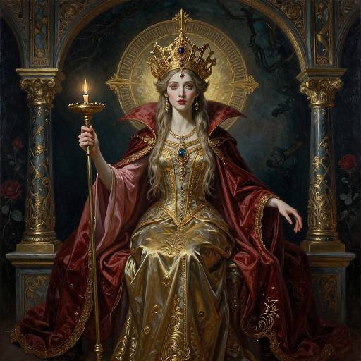 Surrealistic Ancient Vampire Princess