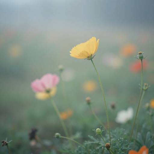 Ethereal Blooms and Fleeting Beauty