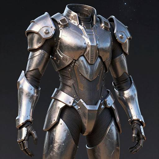 Futuristic Quarian Armor Concept Art