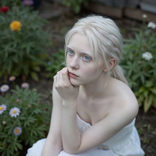 Ethereal Portrait of Inuit Woman