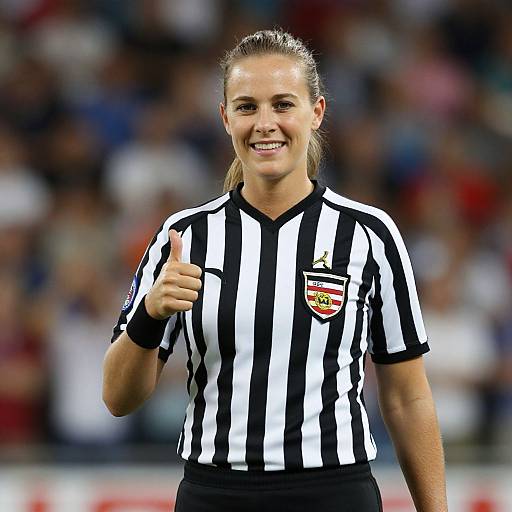 Woman Referee Giving Thumbs Up