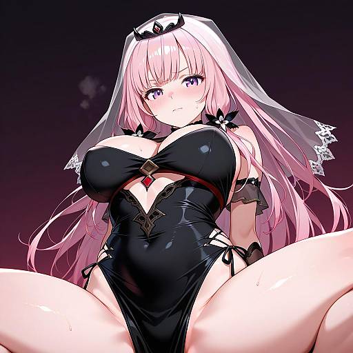 Illustration of Mori calliope (6th costume), hololive in the style of Rinzo