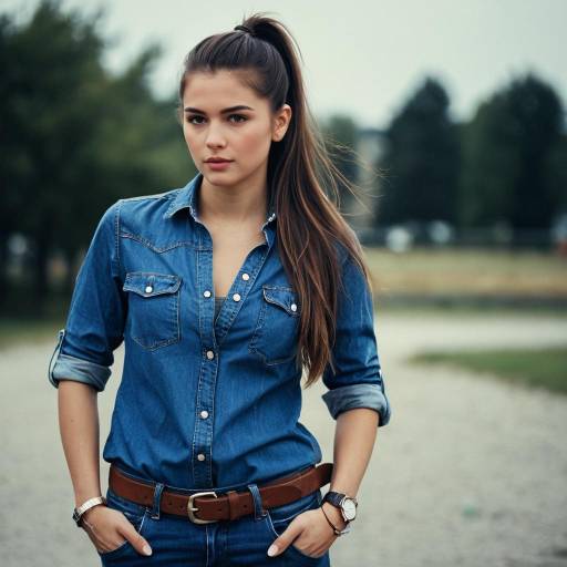 Casual Denim Style for Women Outdoors