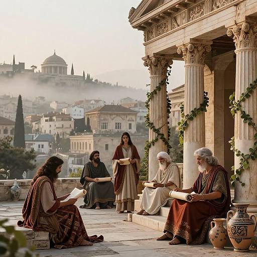 Hellenistic Cultural Fusion at Dawn