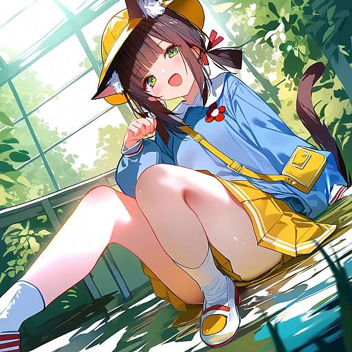 Illustration of Mutsuki (azur lane), azur lane in the style of Sydus