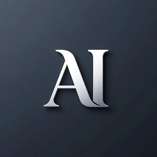 Elegant AI Assistant Monogram Logo