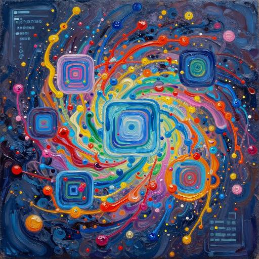 Surreal AI Fusion Oil Painting