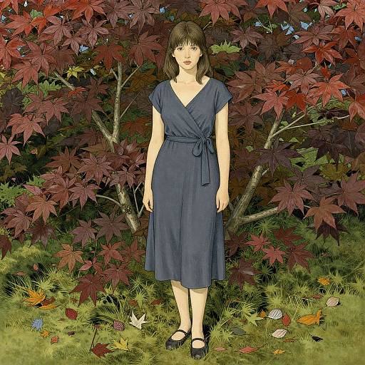 Woman Emerging from Acer Palmatum