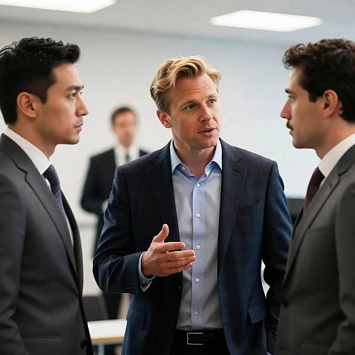 Three Men in a Room Discussion