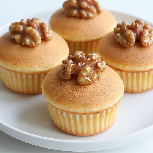 Golden Pancake Muffins with Brown Butter Walnuts