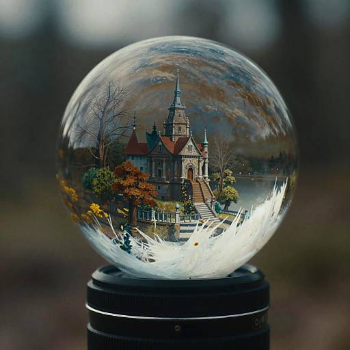 Thomas Cole Fantasy Globe Scene