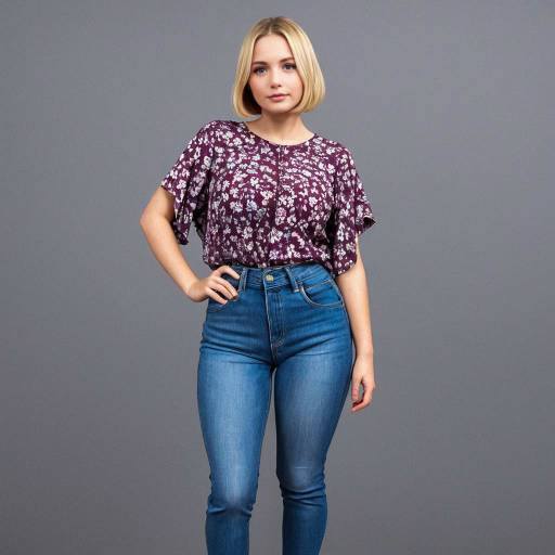 Chic Blonde in Casual Contemporary Fashion