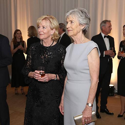 Captivating Formal Event Photography of Two Women