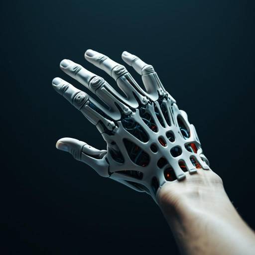 Biomechanical Silicone Human Hand