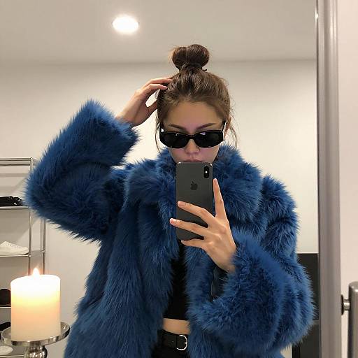 Chic Selfie in a Stylish Setting