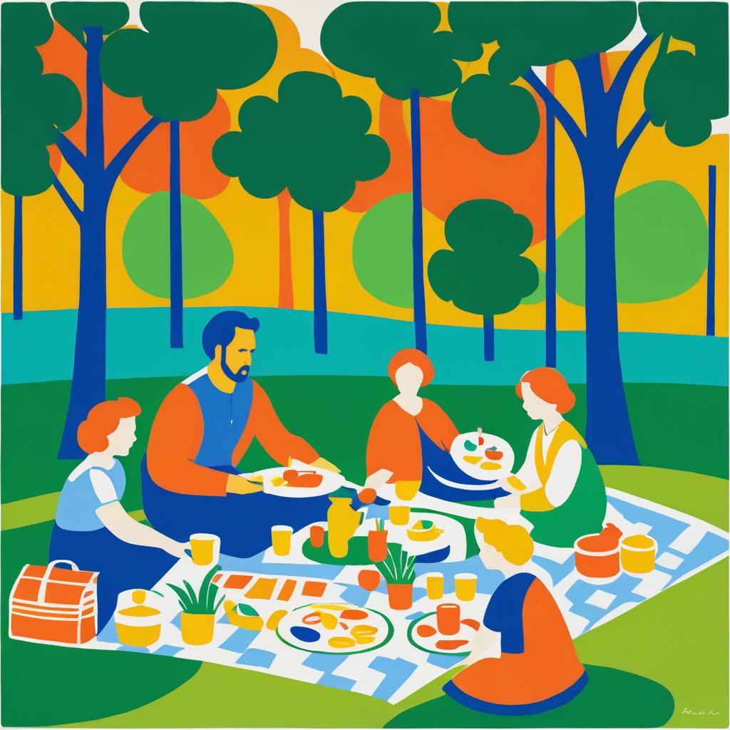 Picnic in the Park: Matisse Style