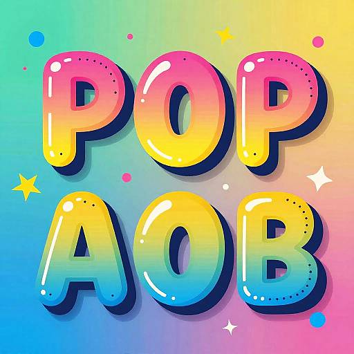 Vibrant Pop Art Typography Generator