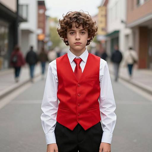 Boy in Rock and Roll Outfit