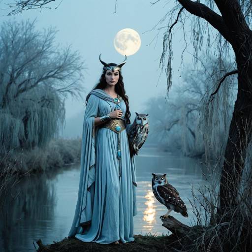 Goddess Artemis by Moonlit Riverbend