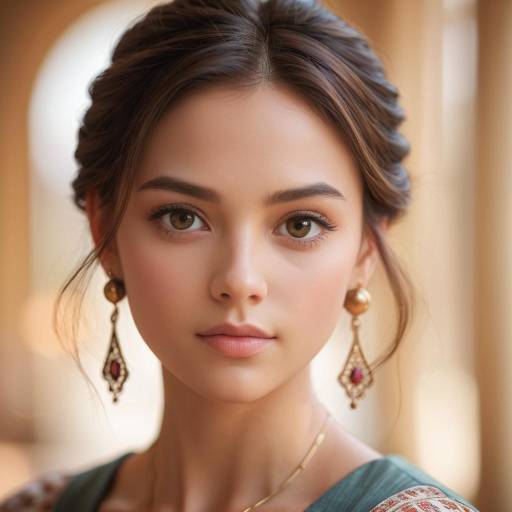 Intimate Portrait of a Young Woman