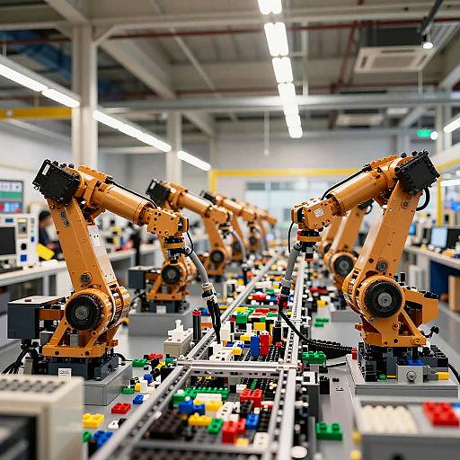 Lego Factory Robots in Action