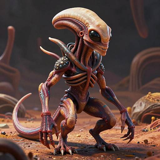 3D Alien Creature Generator AI