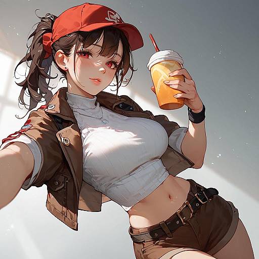 Casual Selfie with Accessories