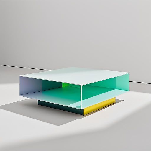 Artistic Colorful Coffee Table Design