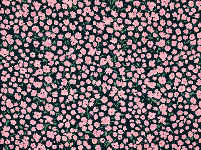 Close-Up Floral Wallpaper Design