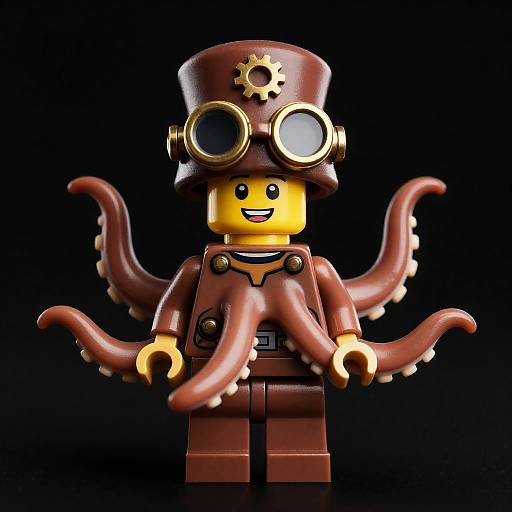 Steampunk Octopus Minifigure Avatar