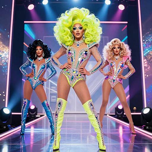 Glamorous RuPaul Drag Promo Looks