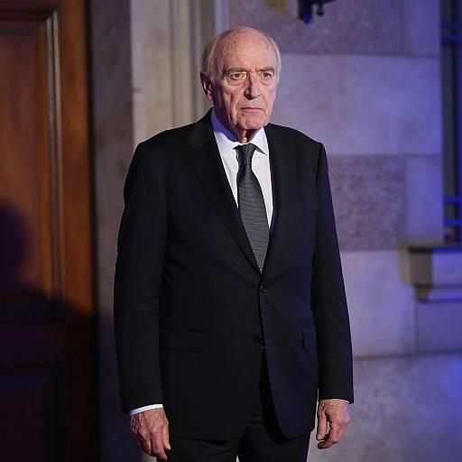 Serious Portrait of an Older Man