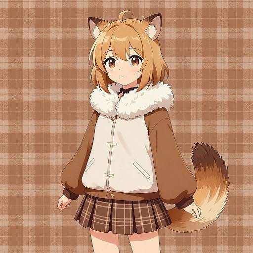 Anime Female Black-Tailed Prairie Dog