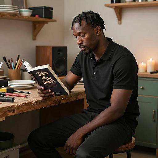 A Moment of Reflection in the Workshop