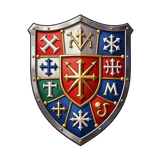 Ornate Medieval Family Crest Generator