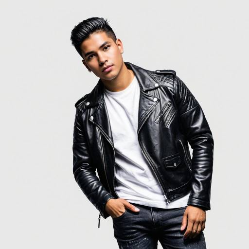 Confident Young Latino in Stylish Outfit