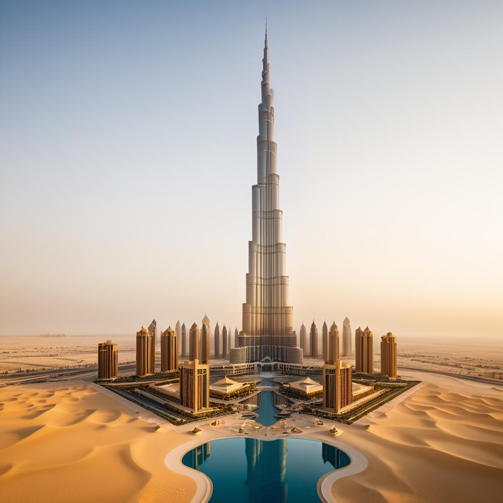 Architectural Marvel: Burj Khalifa Reimagined