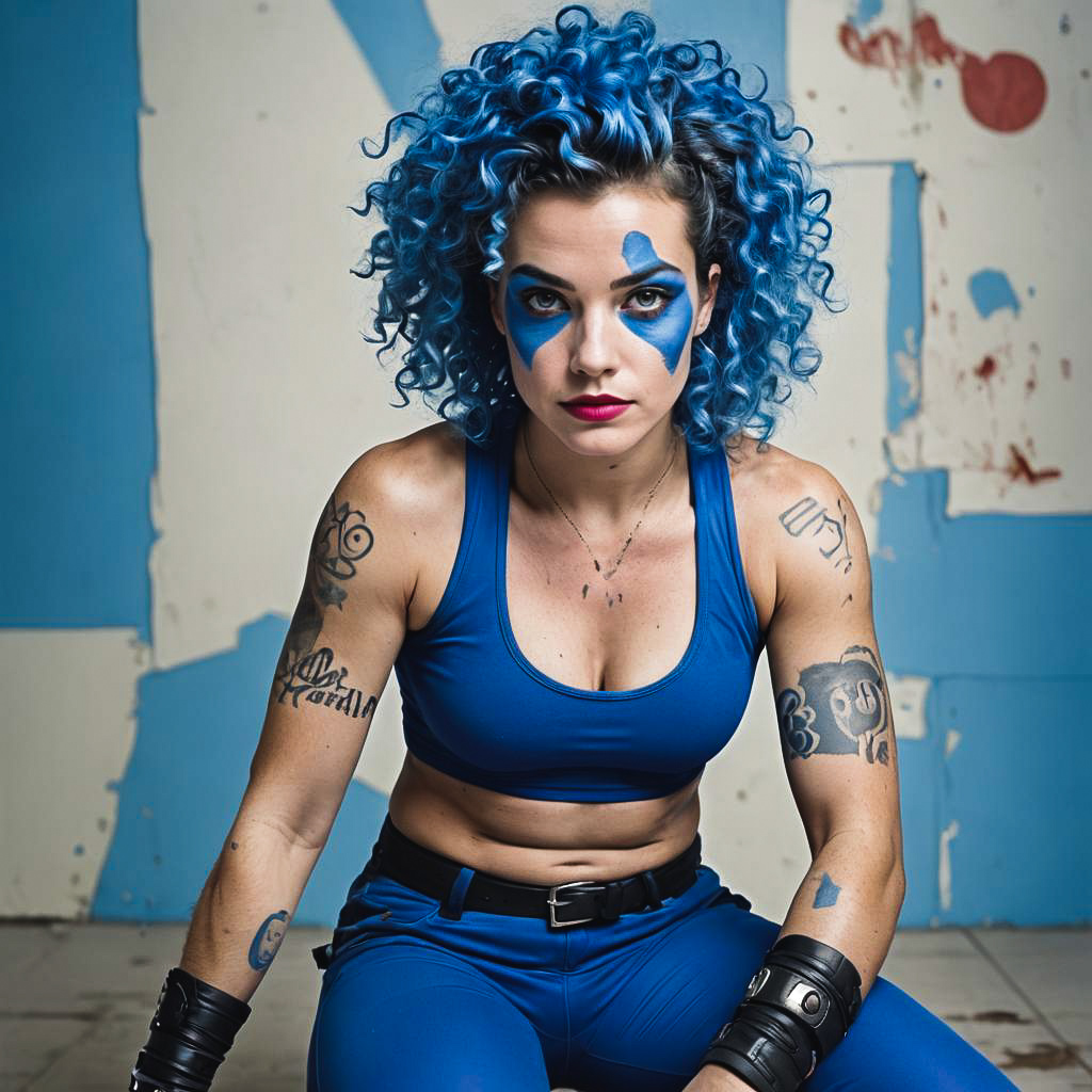 Fierce Roller Derby Champion Portrait