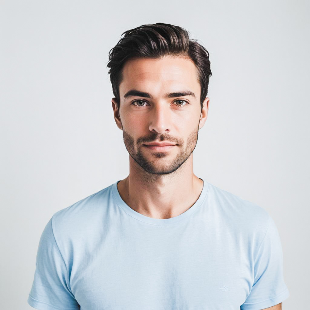 Striking Studio Portrait of a Man