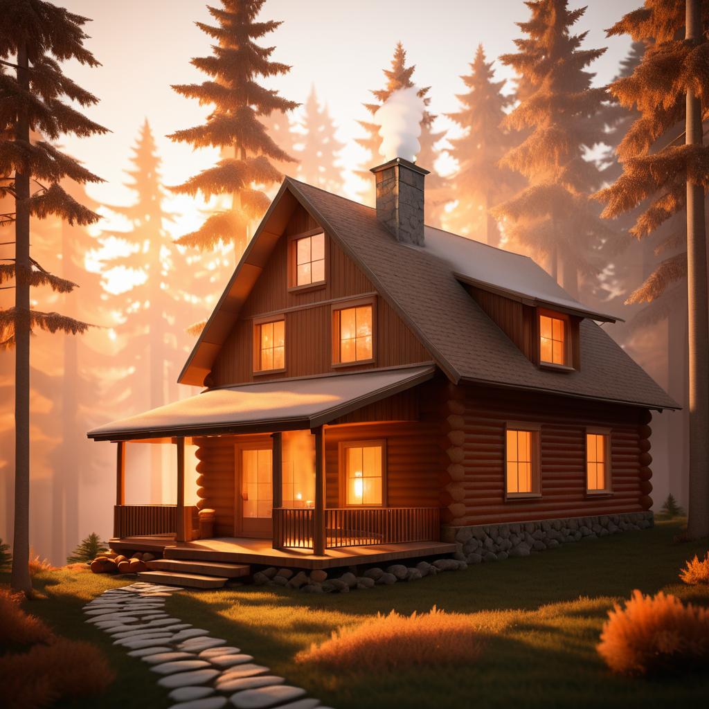 Cozy Cabin in the Serene Woods