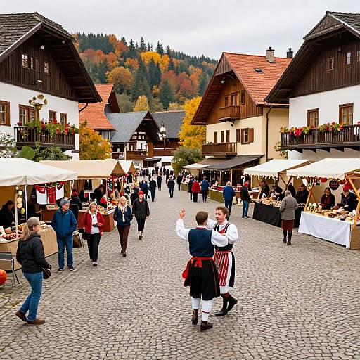 Gallen Village Festival in Autumn
