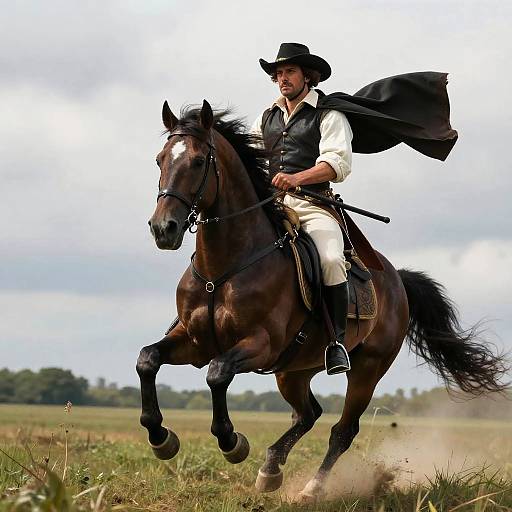 Napoleon Charging on Horseback