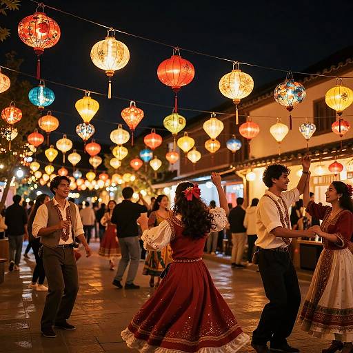 Joyeuse Festival Celebration Scene
